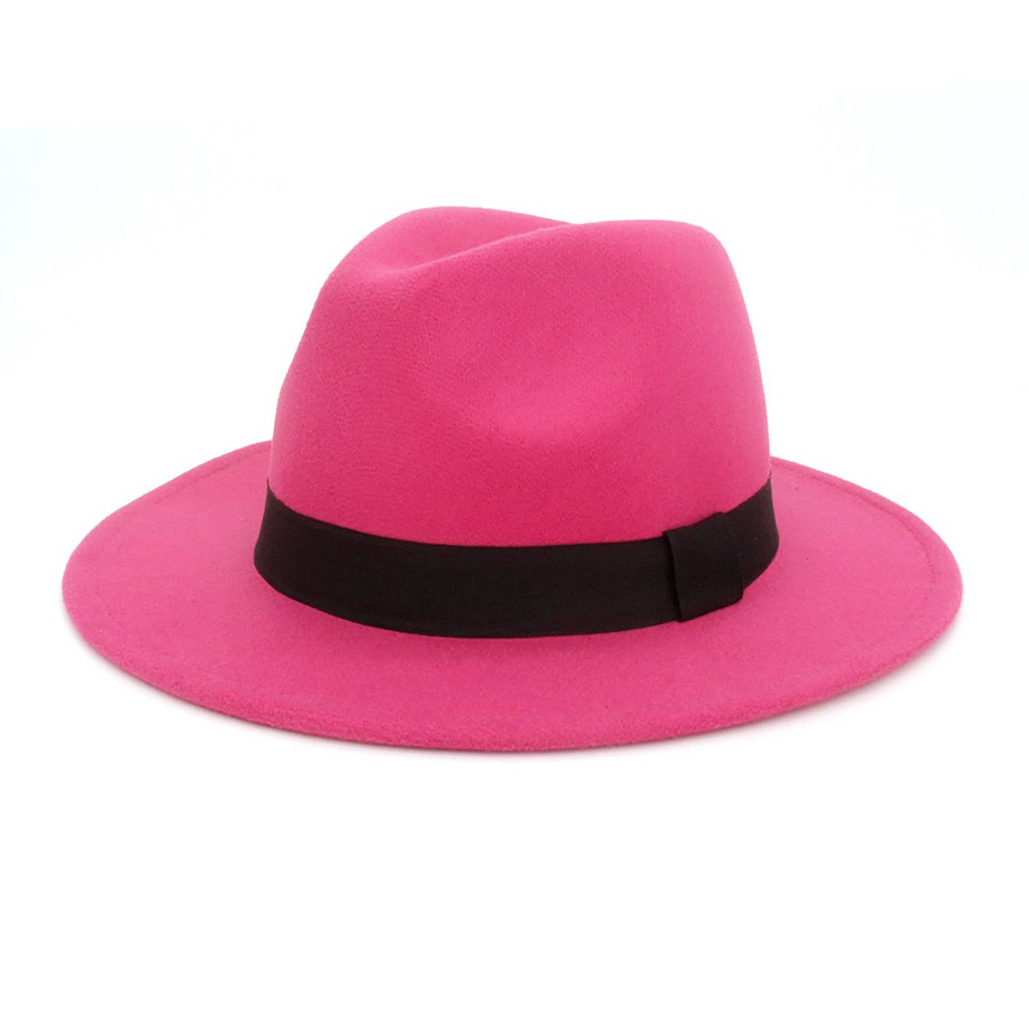 Unisex Vintage Wide Brim Fedora Hat 8