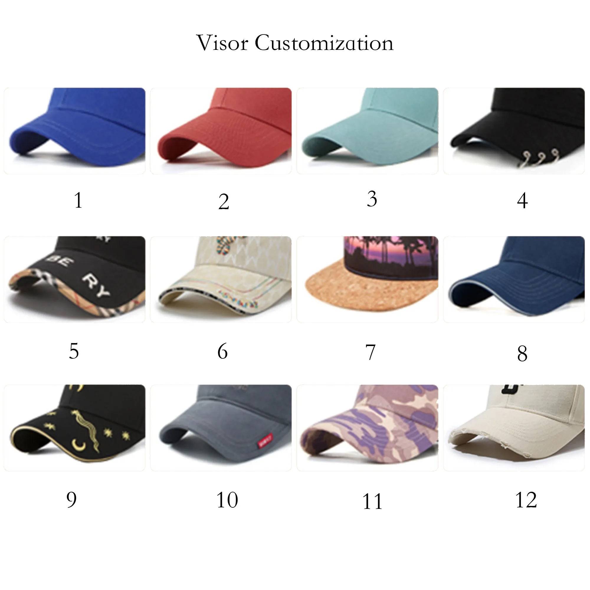 100% Cotton Baseball Cap Six Panel 7