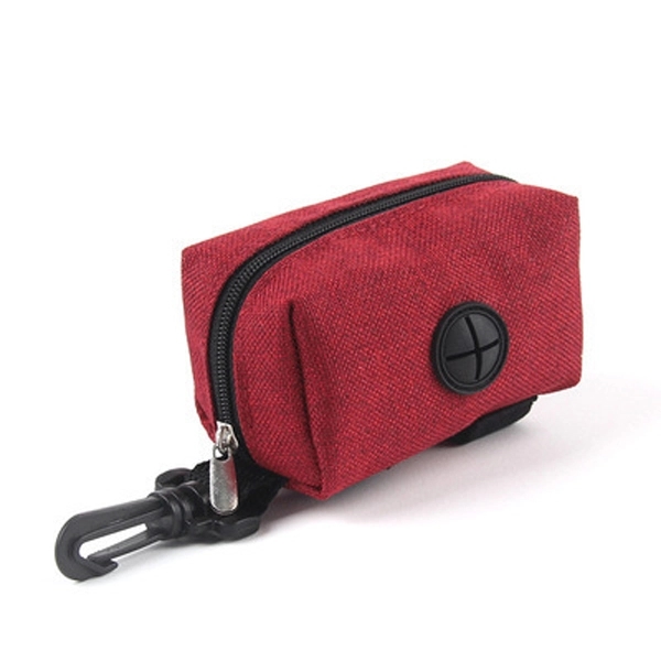 Custom Dog Poop Waste Bag Holder & Attached Zipper Dispenser 7