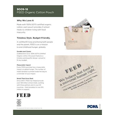 FEED Organic Cotton Pouch 61