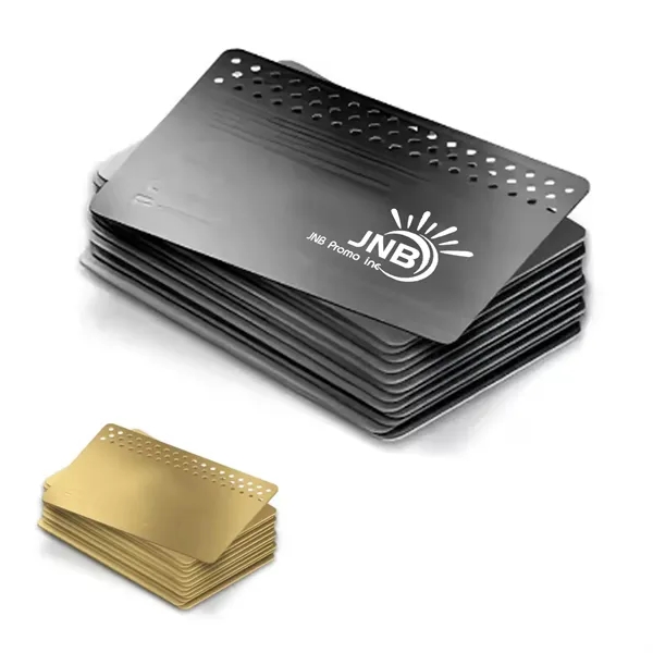 Elegant and Durable Metal Business Card