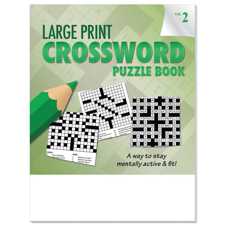 Crossword Puzzle Books - Large Print Volume 2 2