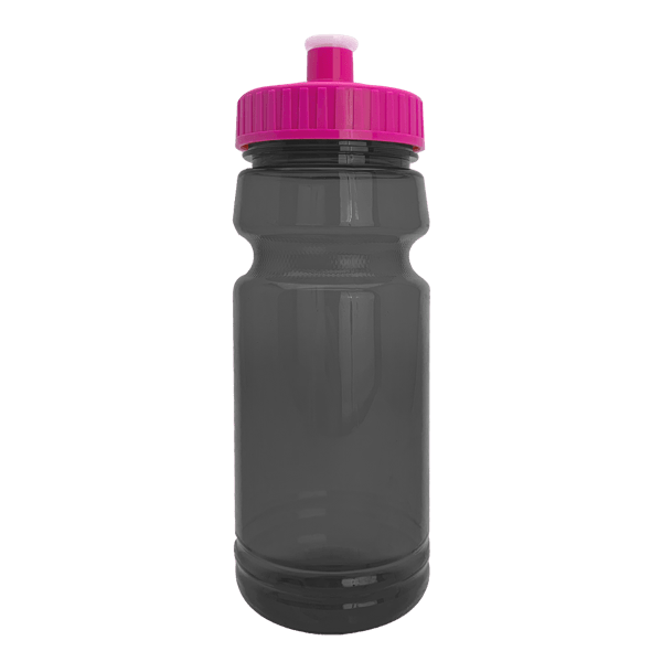 Cycle 24oz Recycled Transparent Bike Bottle w/Push-Pull Lid 56