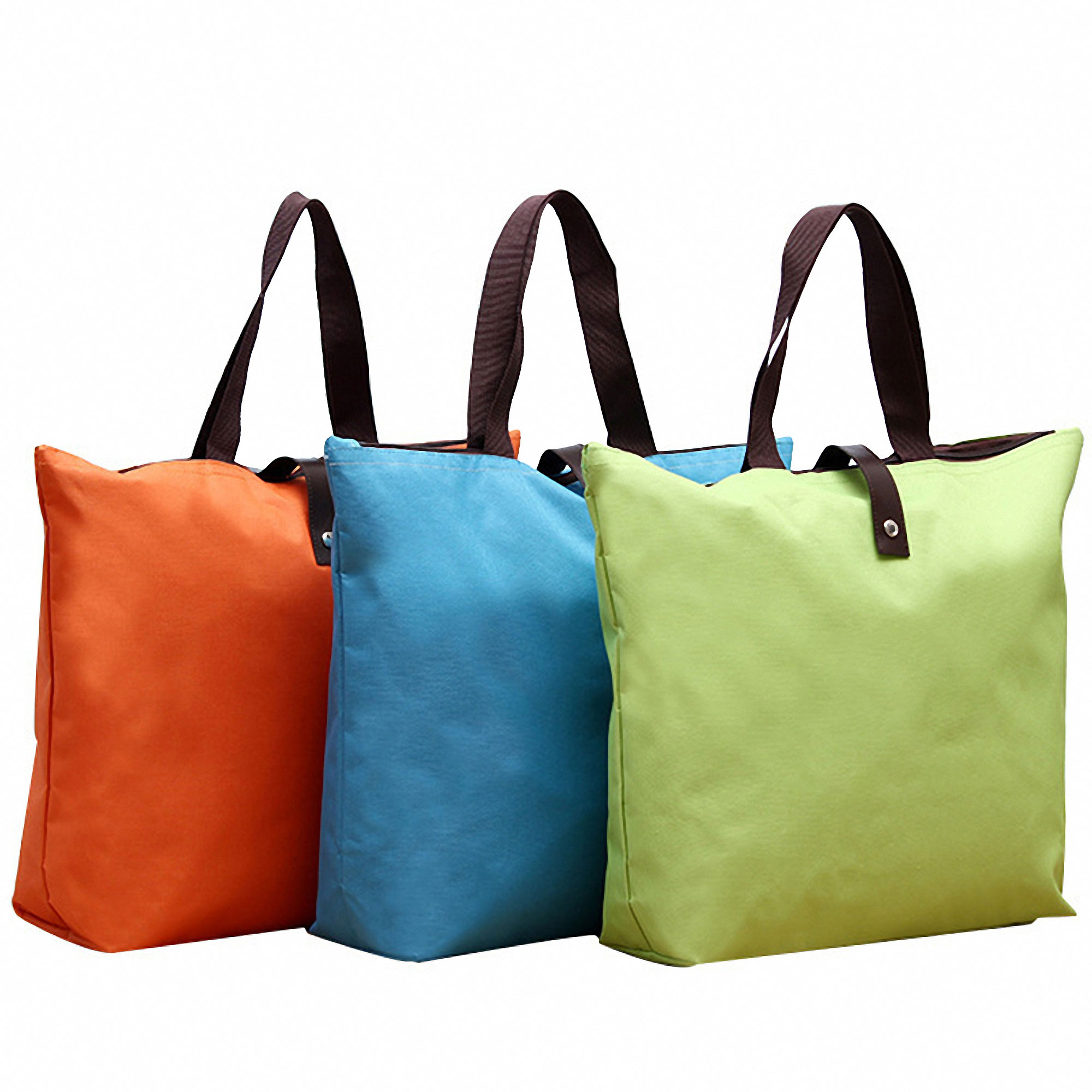 Zippered Oxford Cloth Tote Bag with Buckle 5
