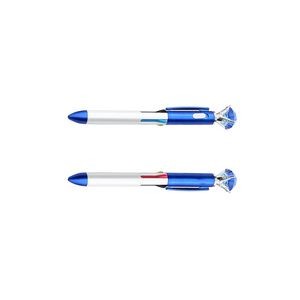 4 Colors Refills Pen With LED Diamond 6