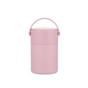 850ml Stainless Steel Food Cup With Double Wall Insulation Foldable Spoon 15