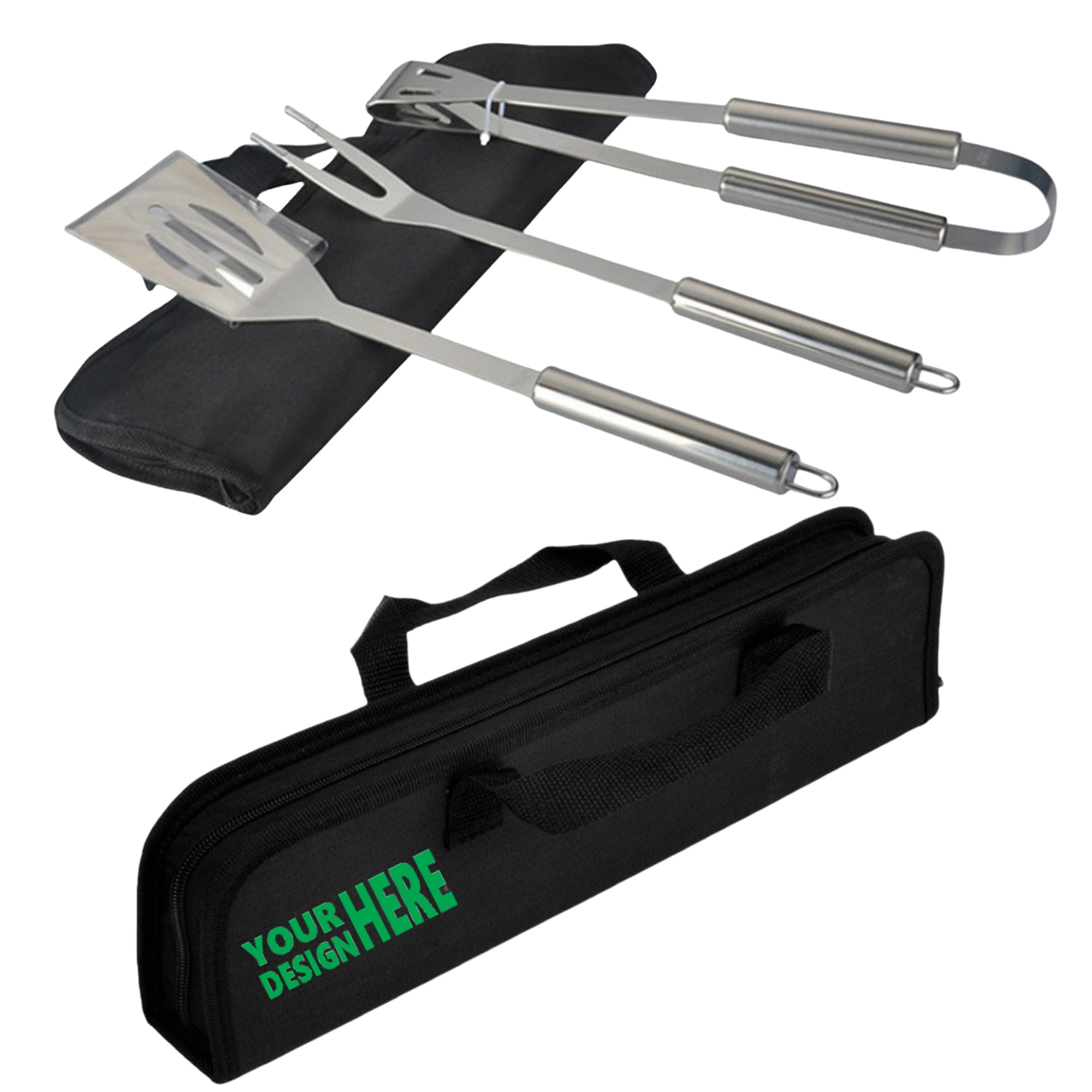 Stainless Steel 3PC BBQ Set 1