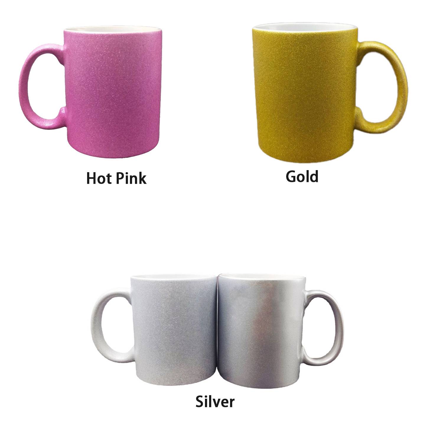 11oz Metallic Ceramic Mug 6
