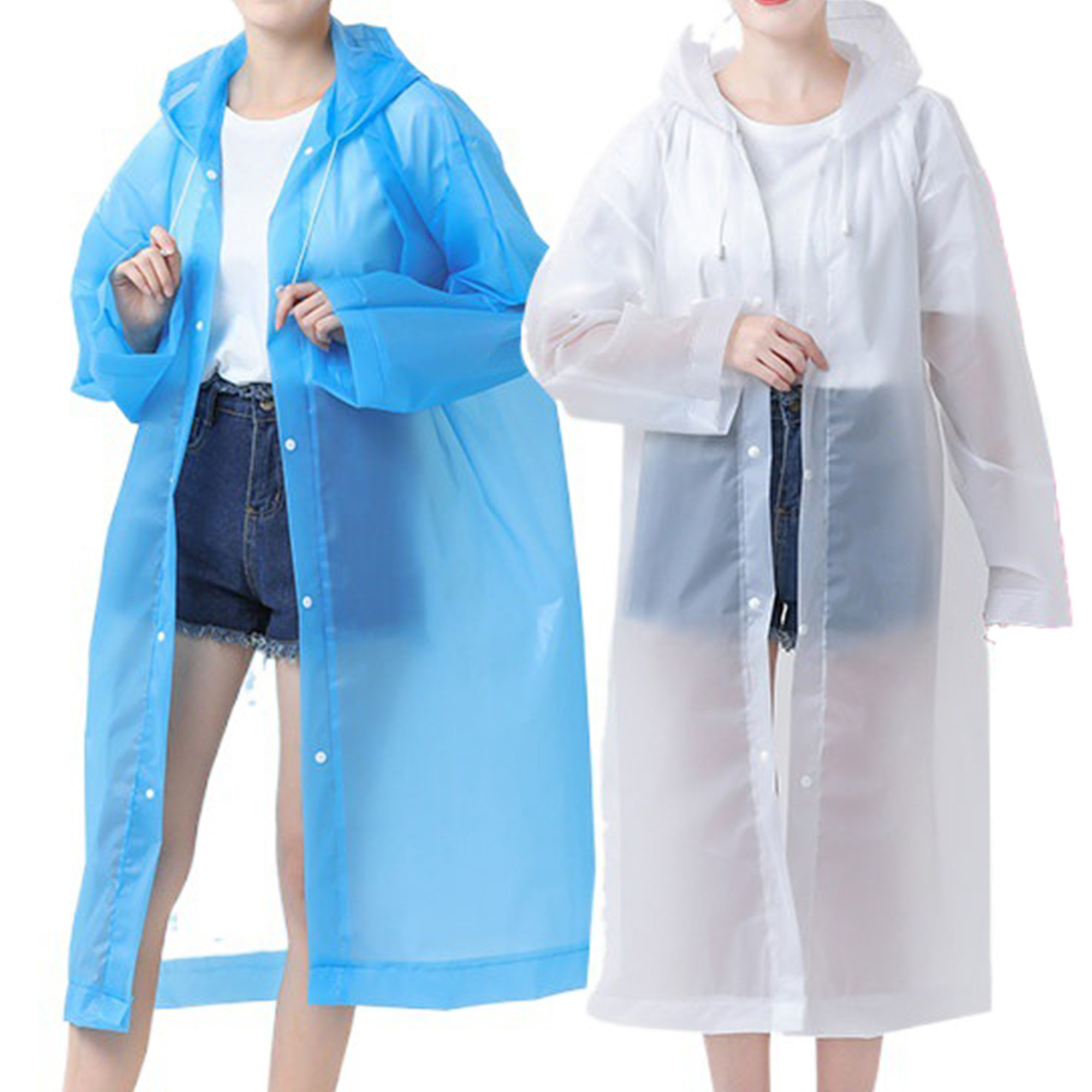 Long Outdoors Working Eva Poncho Raincoat 2