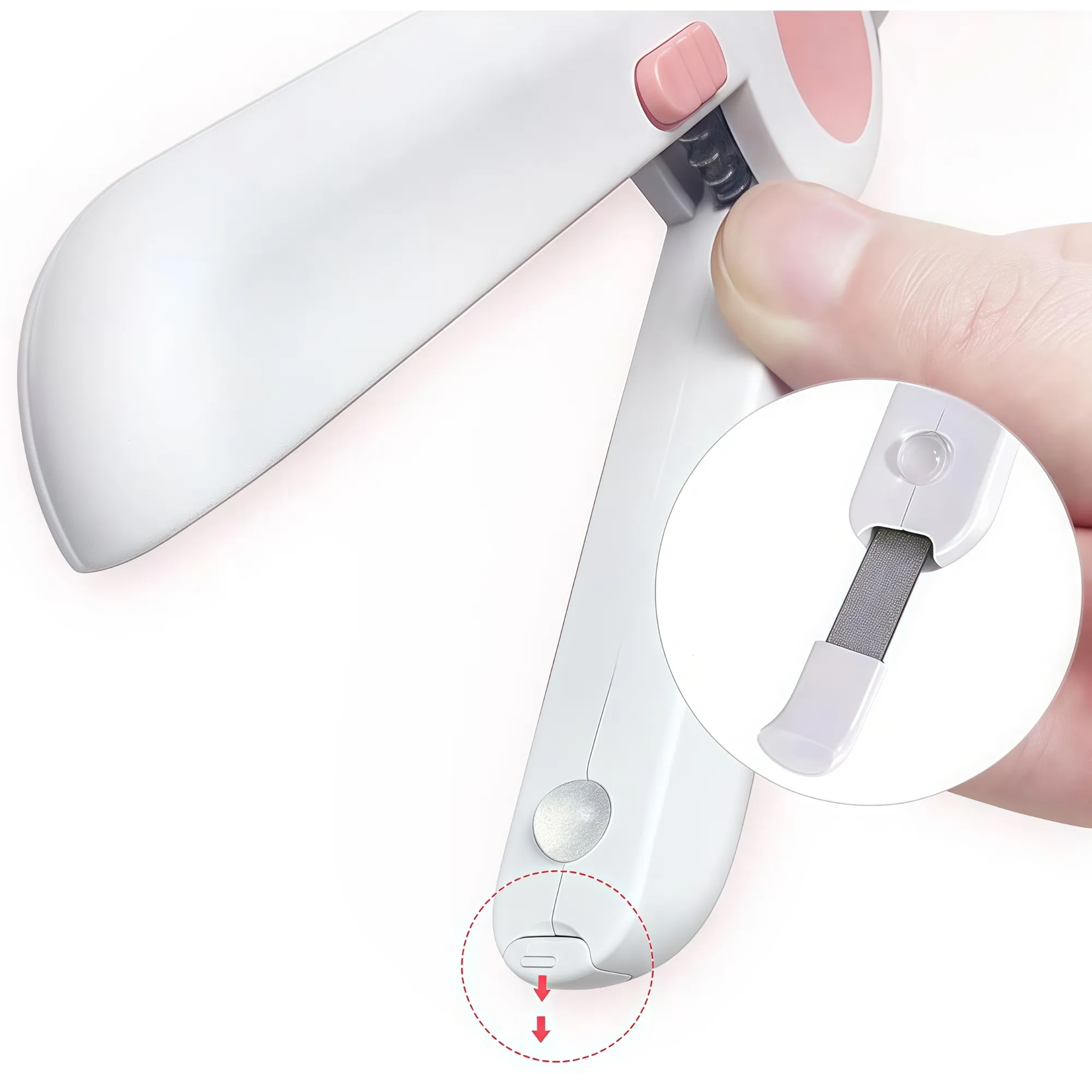 LED light pet nail clippers 2