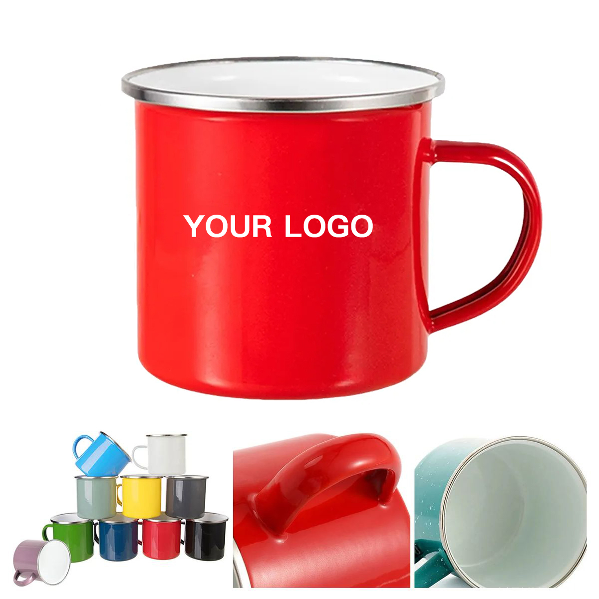 Lightweight Stainless Rim Mug for Daily Beverages 7