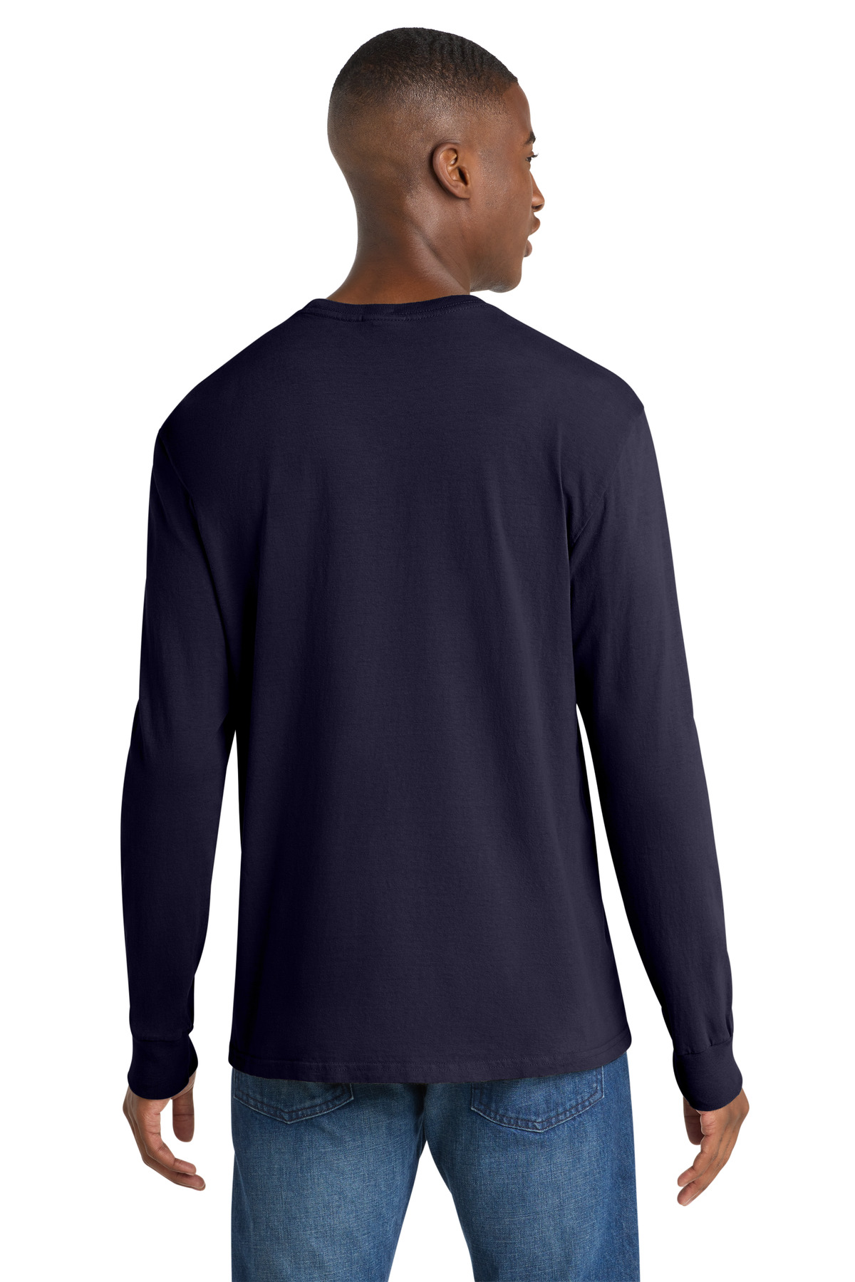 Port & Co Beach Wash Garment-Dyed Long Sleeve Tee PC099LS 206