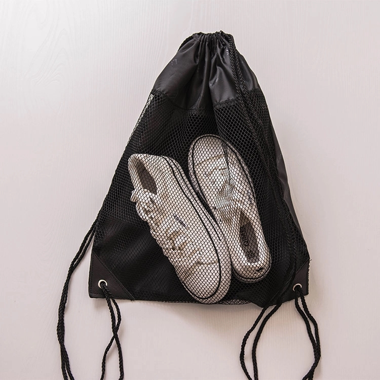Polyester Mesh Drawstring Backpack 2