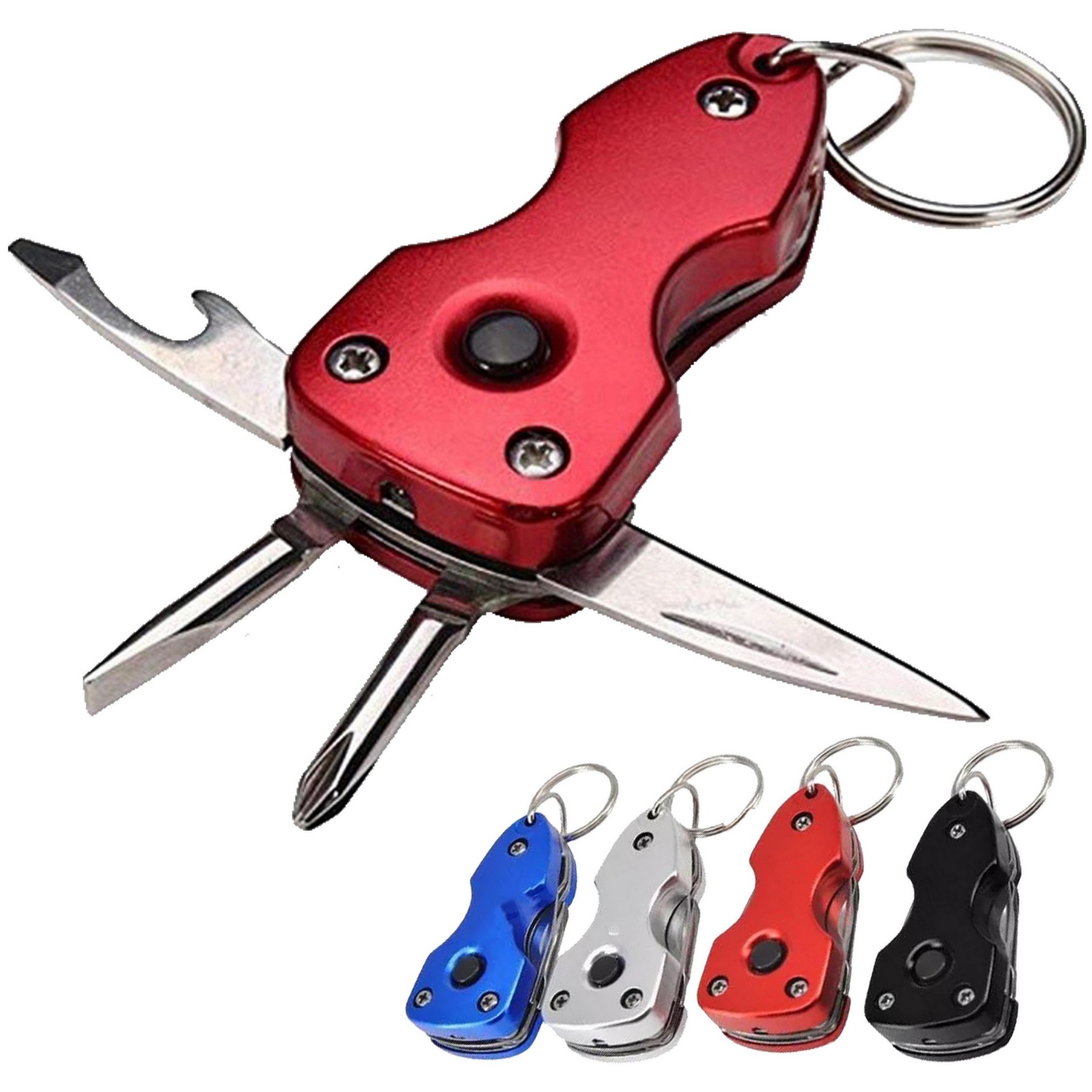 Multifunctional Key Chain With Knife And Led Light 2