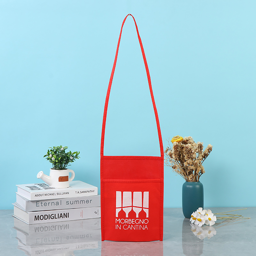 Non-woven Beer Neck Hanging Mobile Phone Bag 7