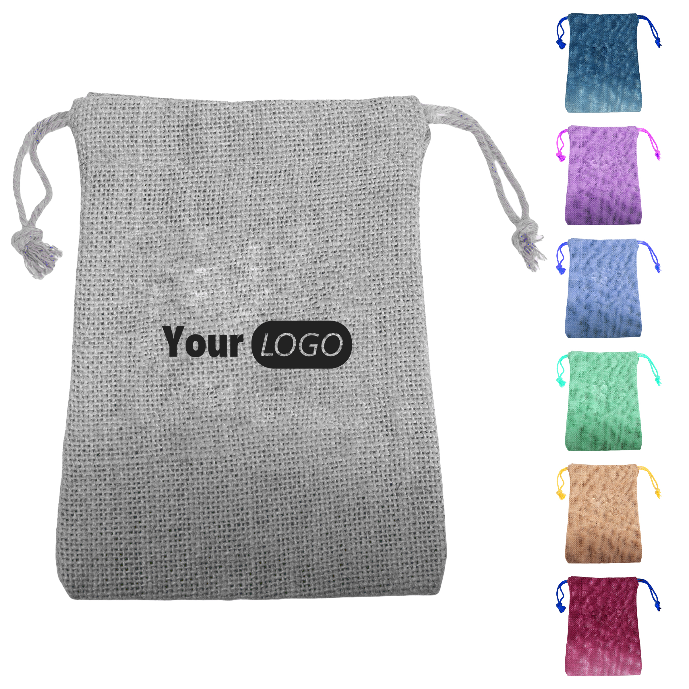 Canvas Natural Drawstring Bag For Sustainable Storage 2