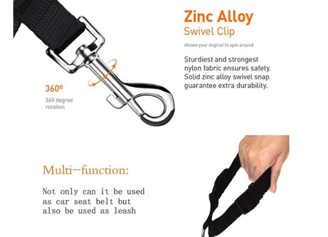 Pet Car Carrying Safety Rope Ring 3
