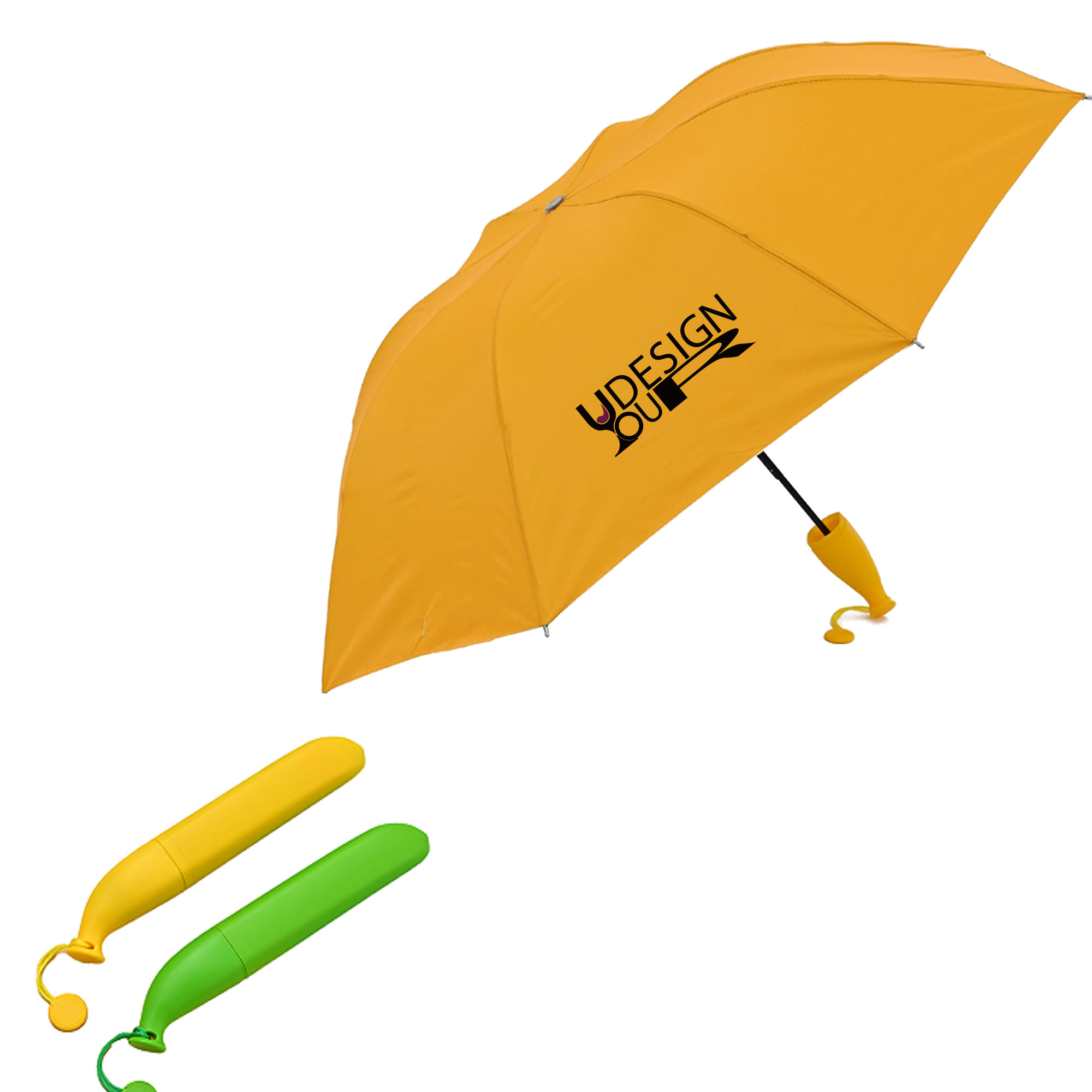 Banana Shaped Folding Umbrella 2