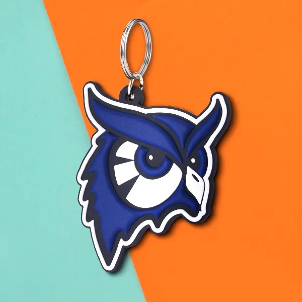 1" Custom 3D PVC Keychain