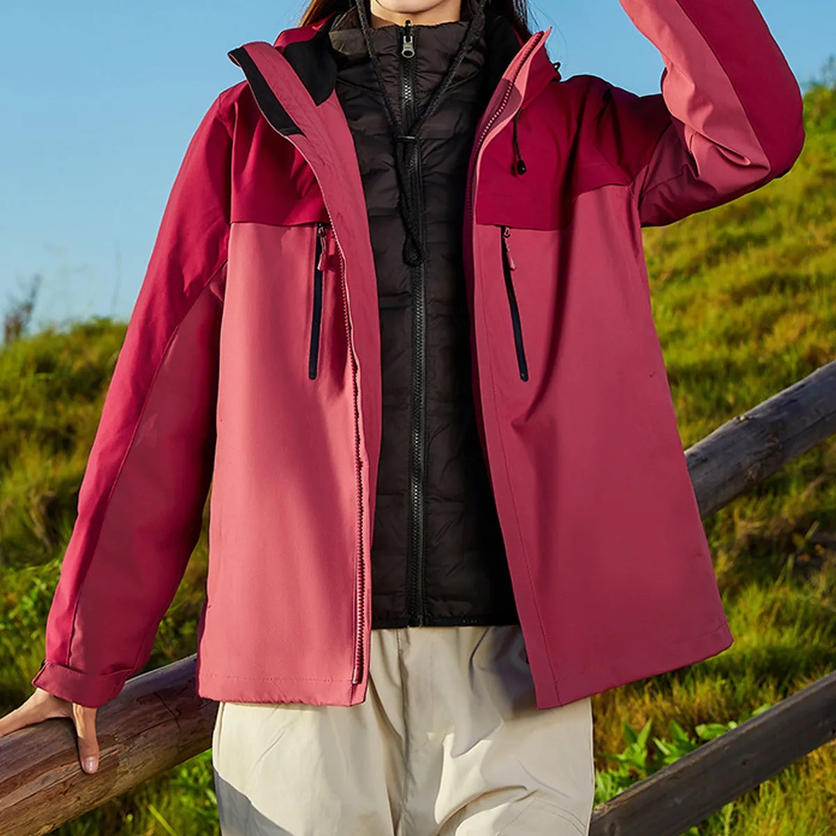 2 In 1 Waterproof Insulated Jacket With Removable Liner 1