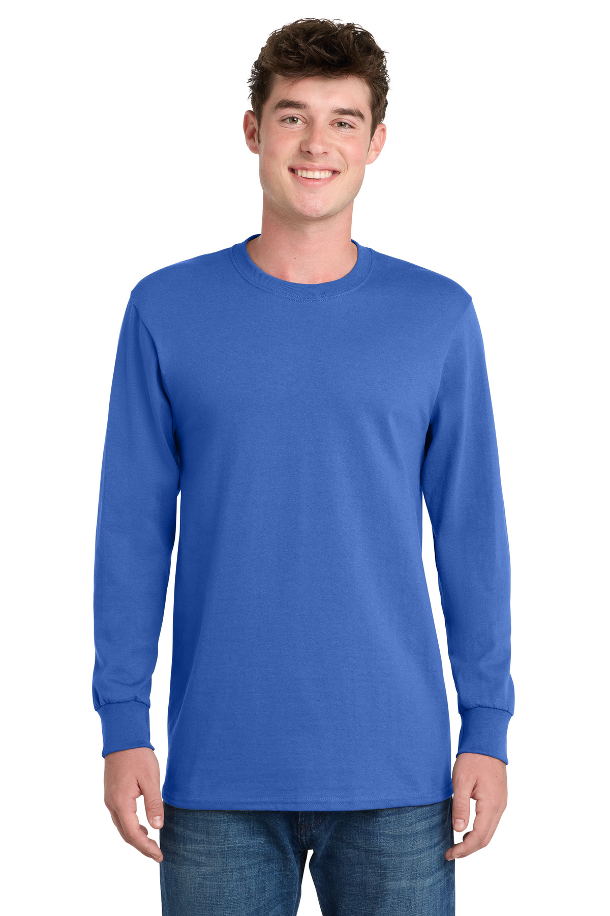 Port & Co Tall Long Sleeve Essential Tee. PC61LST 144