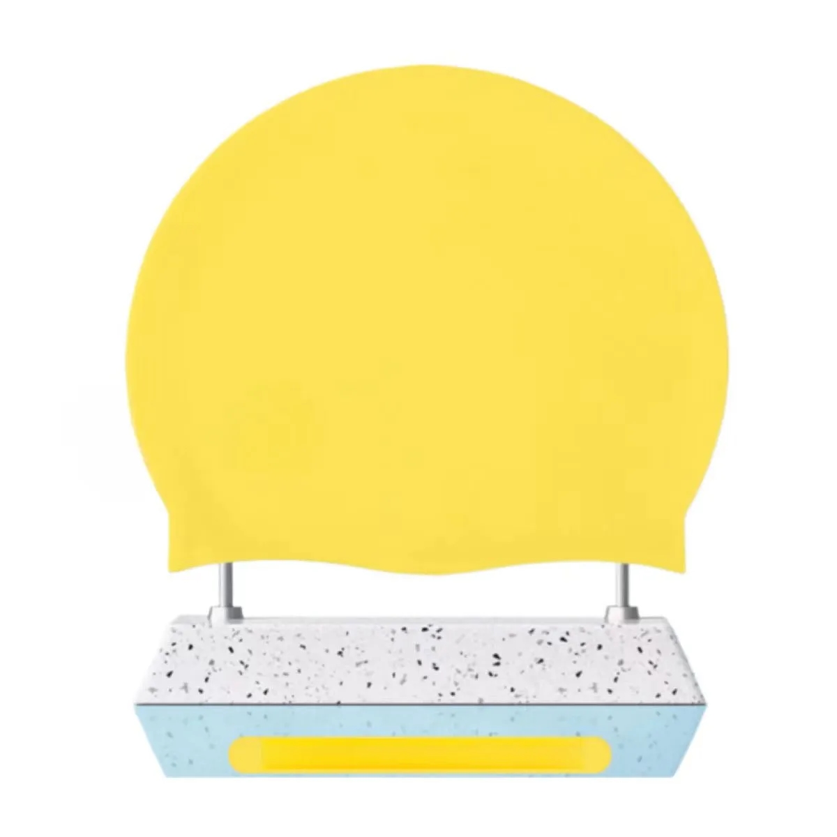 Solid Solor Silicone Swim Cap 6