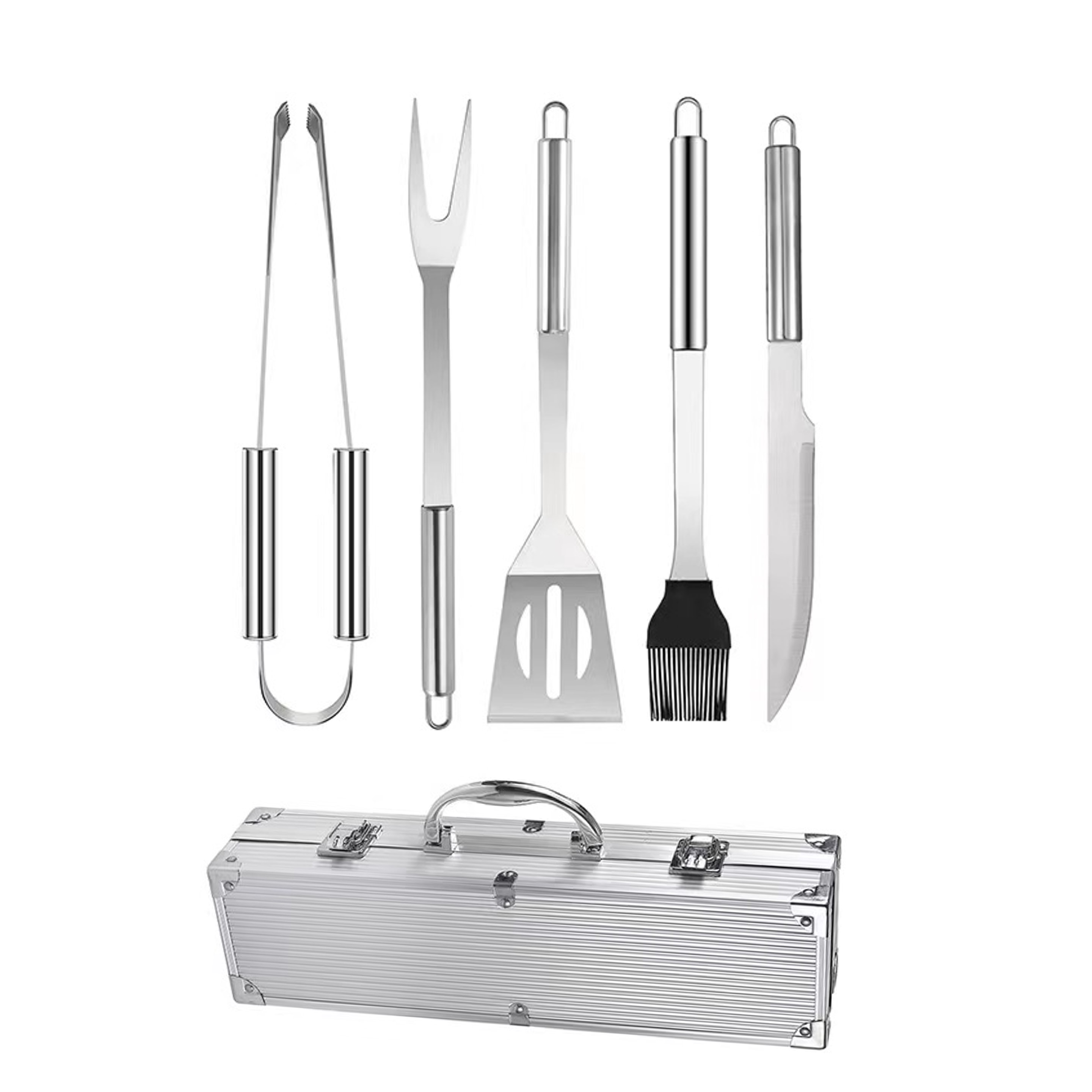 5pcs BBQ Tool Set in Aluminum Case - OCEAN 2