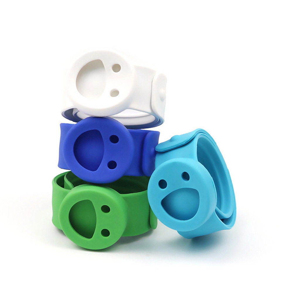 Children silicone mosquito repellent bracelet clap ring 4