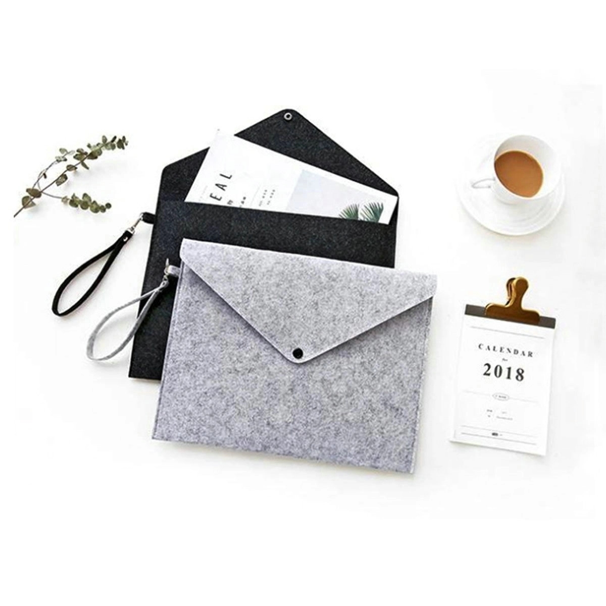 A4 Portable Felt Holder Documents Bag 4