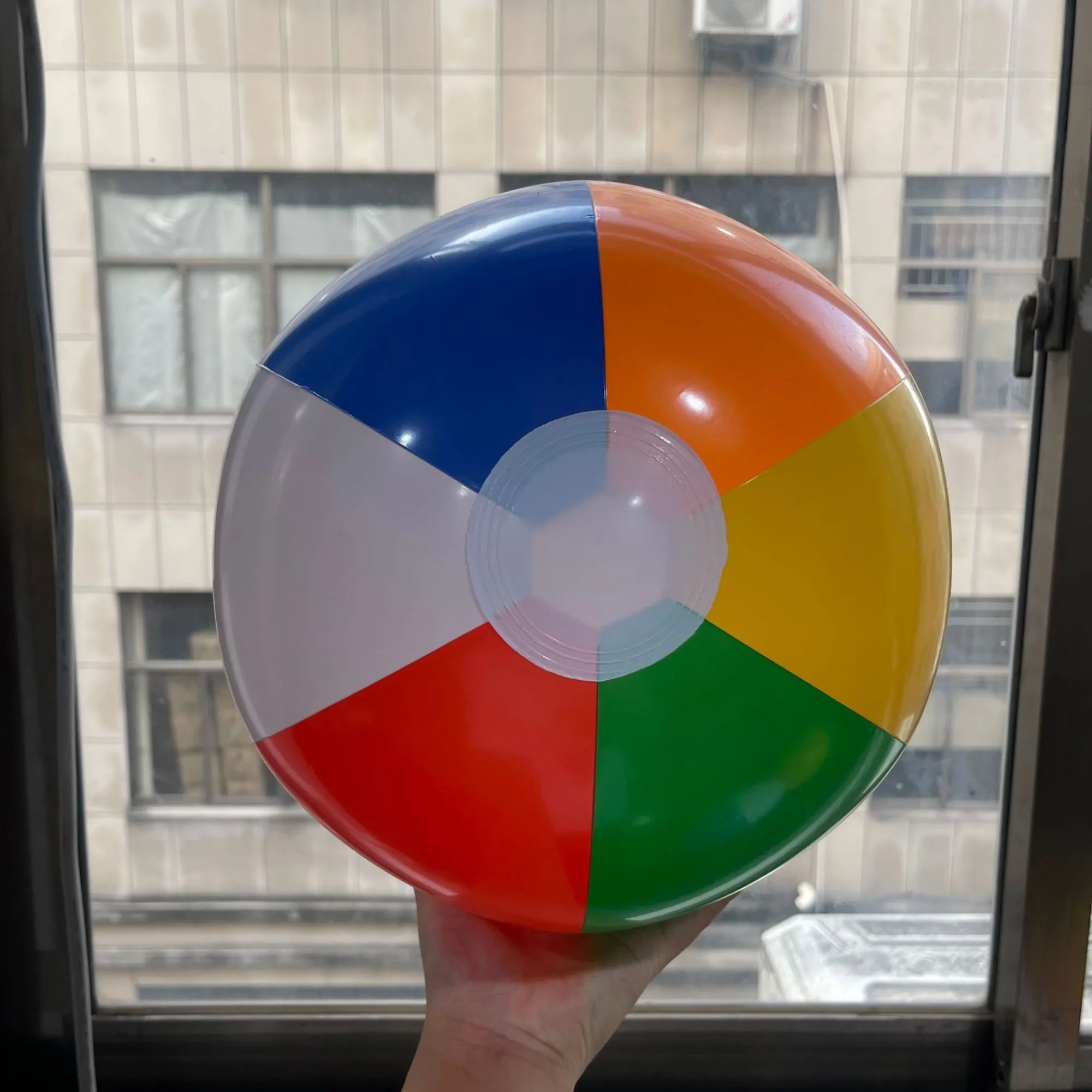 16" Six Color Beach Ball 3
