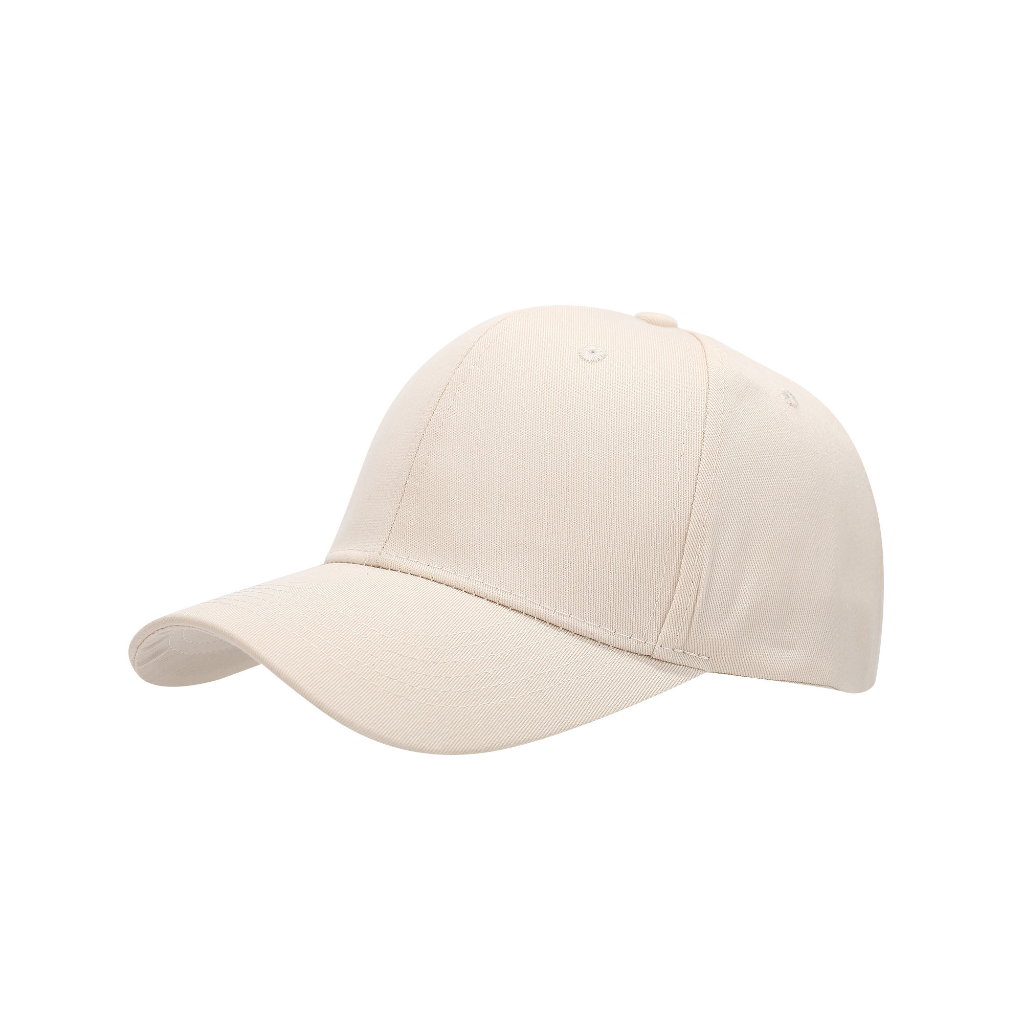 Structured Cotton Adjustable 6 Panel Baseball Cap 18