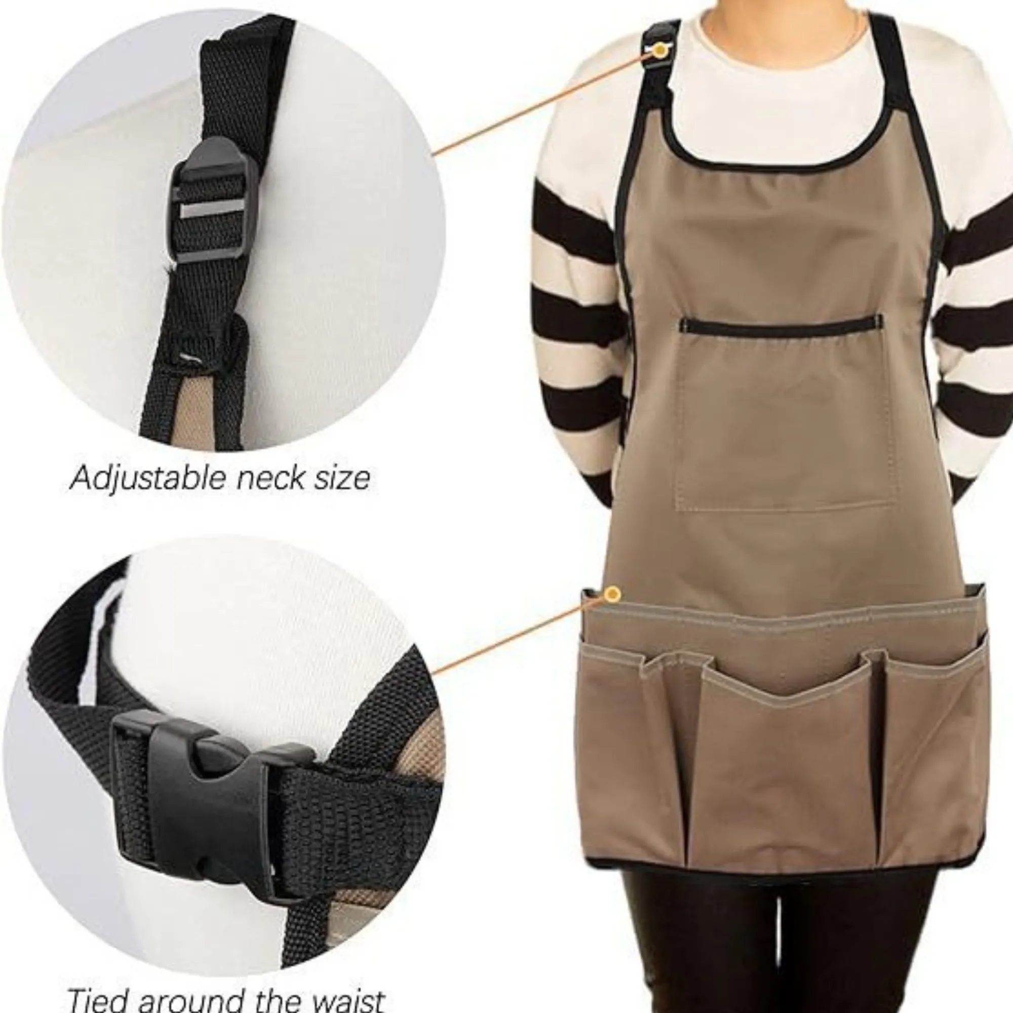 Utility Work Gardening Tools Apron With Multi Pocket 2
