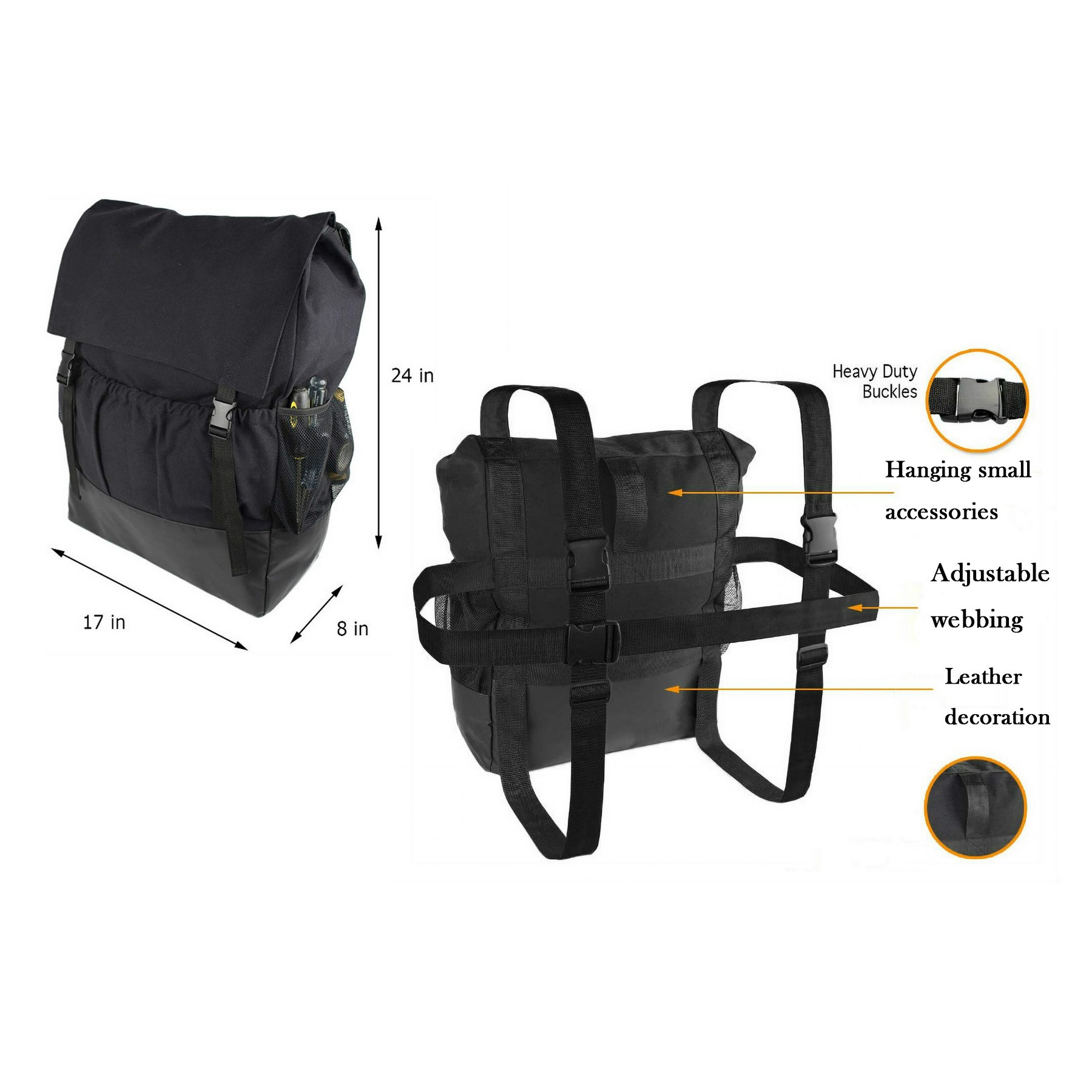 Overland Spare Tire Trash Bag For Tools, Gear, And Camping 3