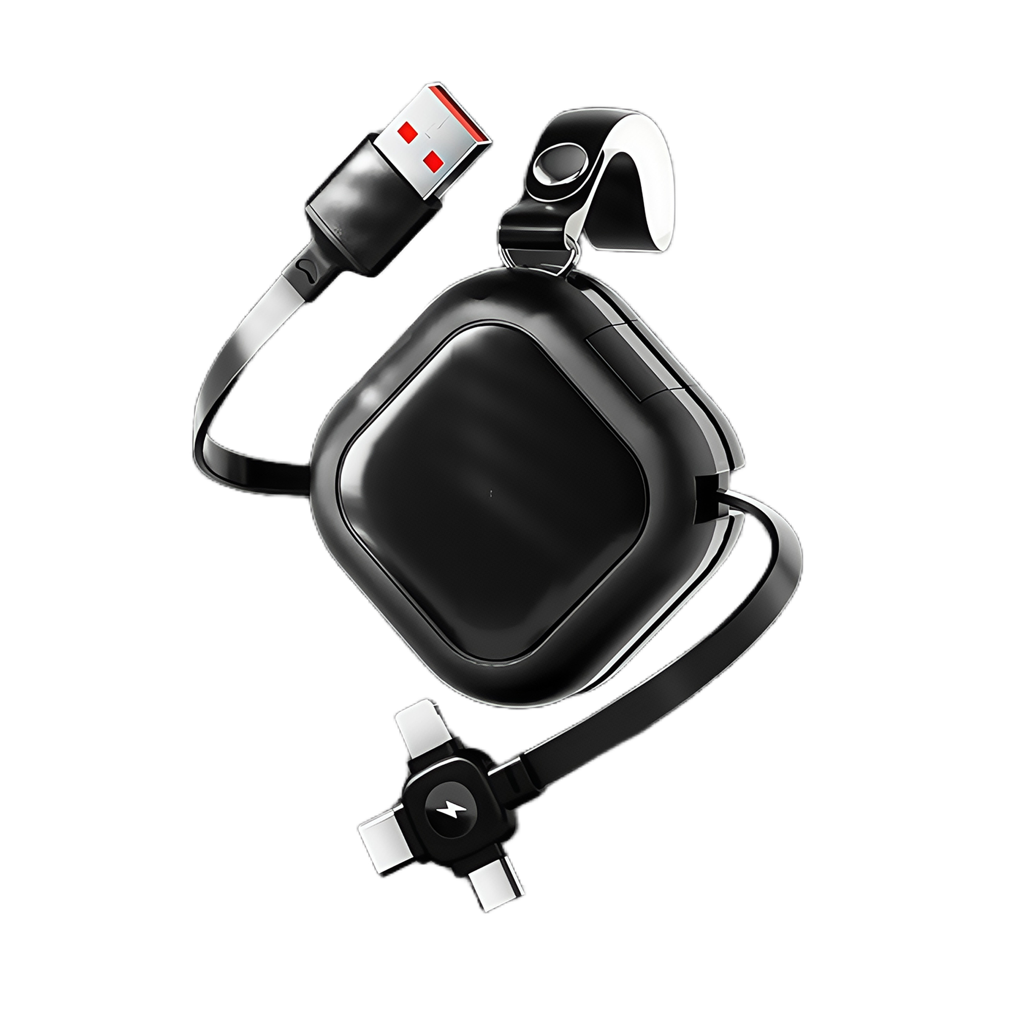 3-in-1 Retractable Fast Charging Cable 2