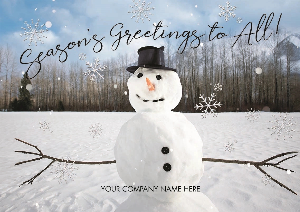 Mr. Frosty Holiday Greeting Cards 1