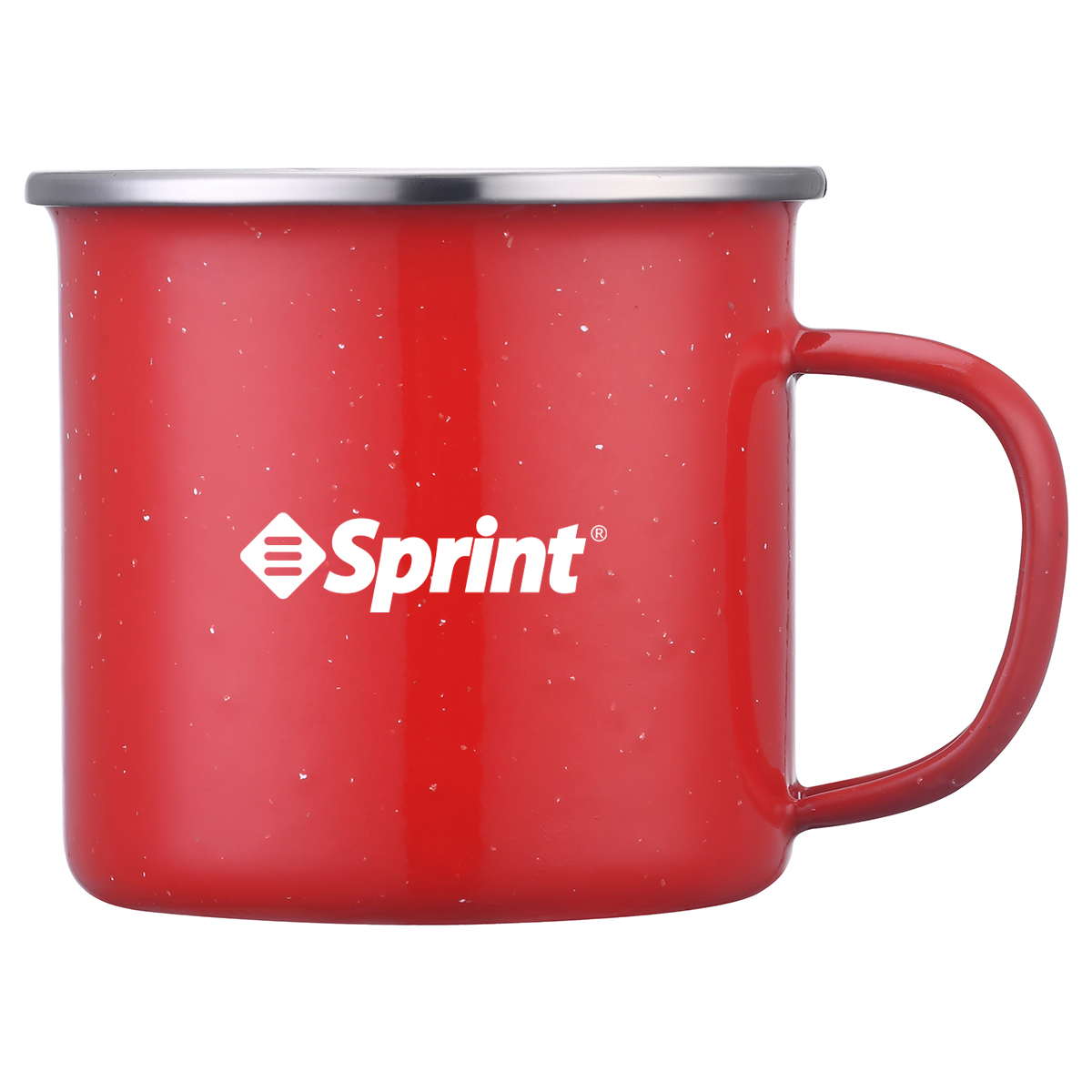 Imari 16oz Speckled Enamel Mug with Stainless Steel Rim 15