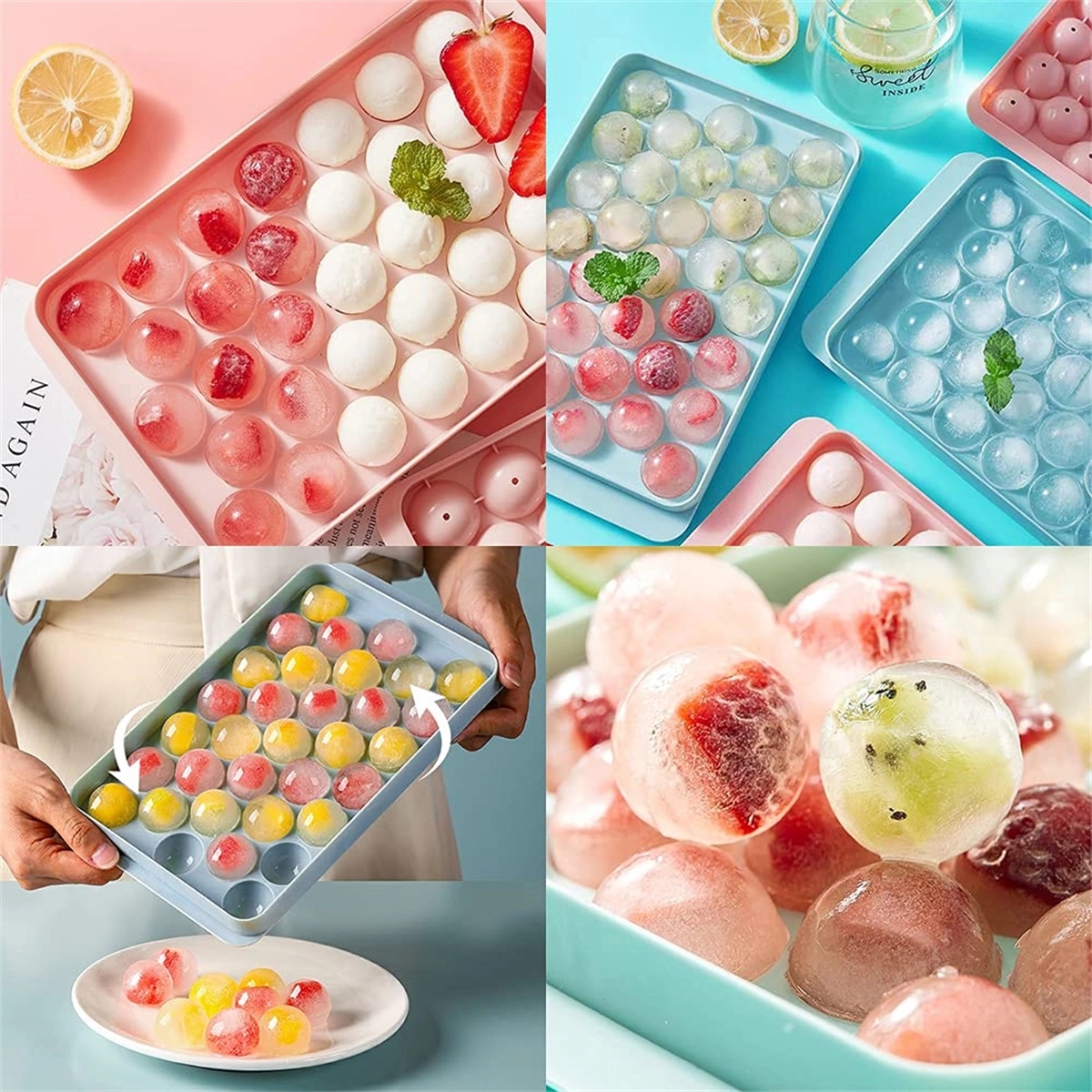 Ice cube trays with Container 8