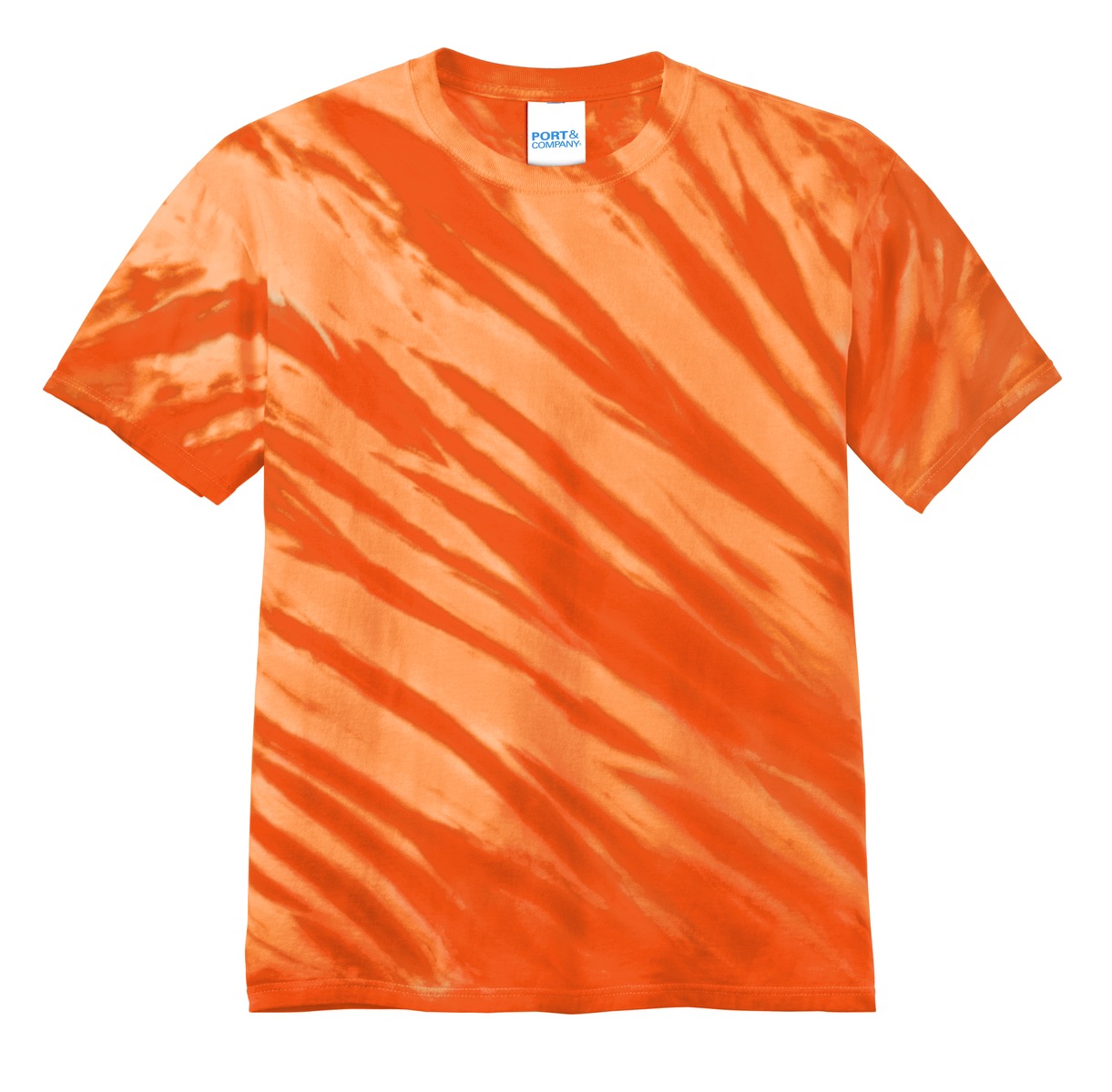 Port & Co Tiger Stripe Tie-Dye Tee. PC148 38
