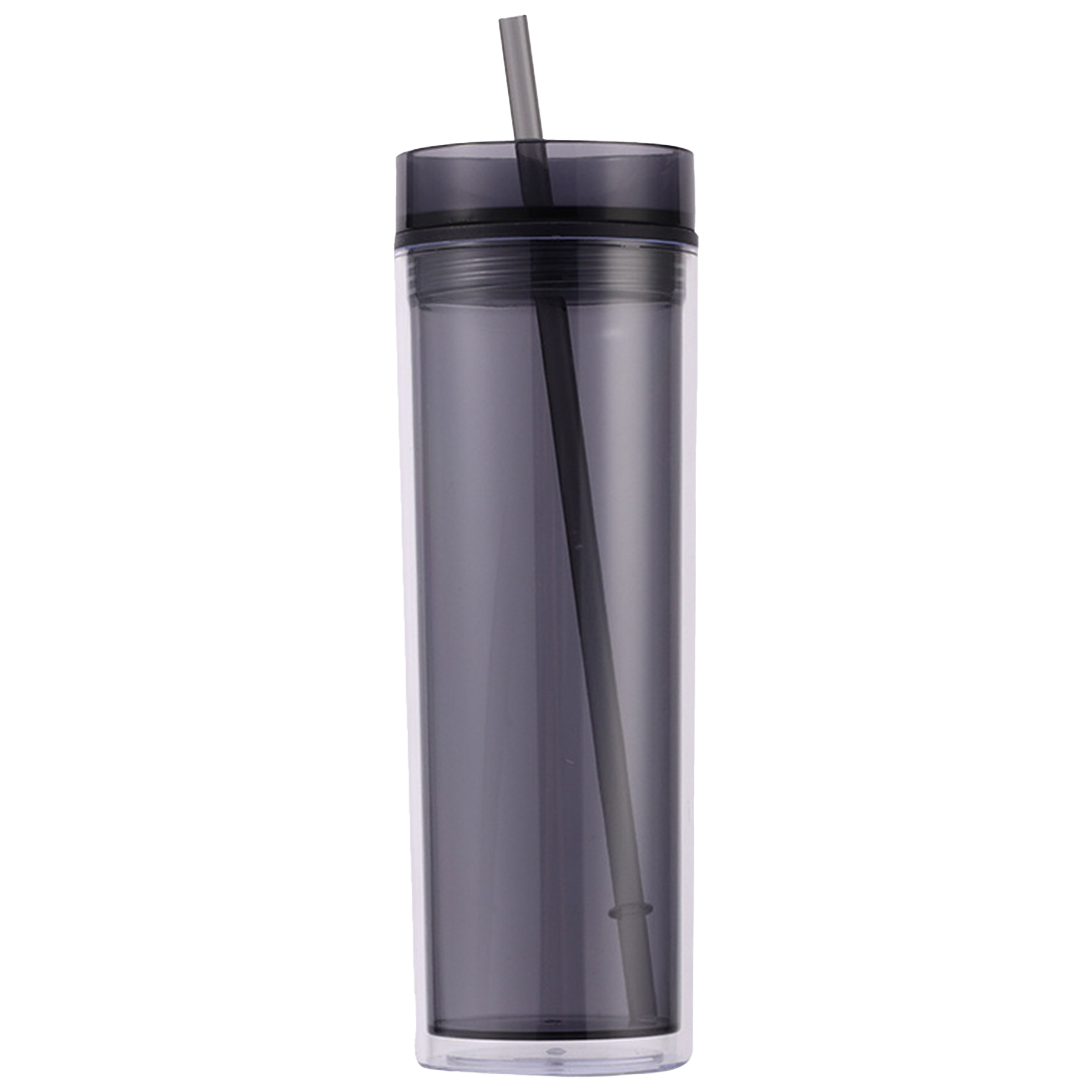 Polystyrene Double Layered Transparent Straw Cup 4