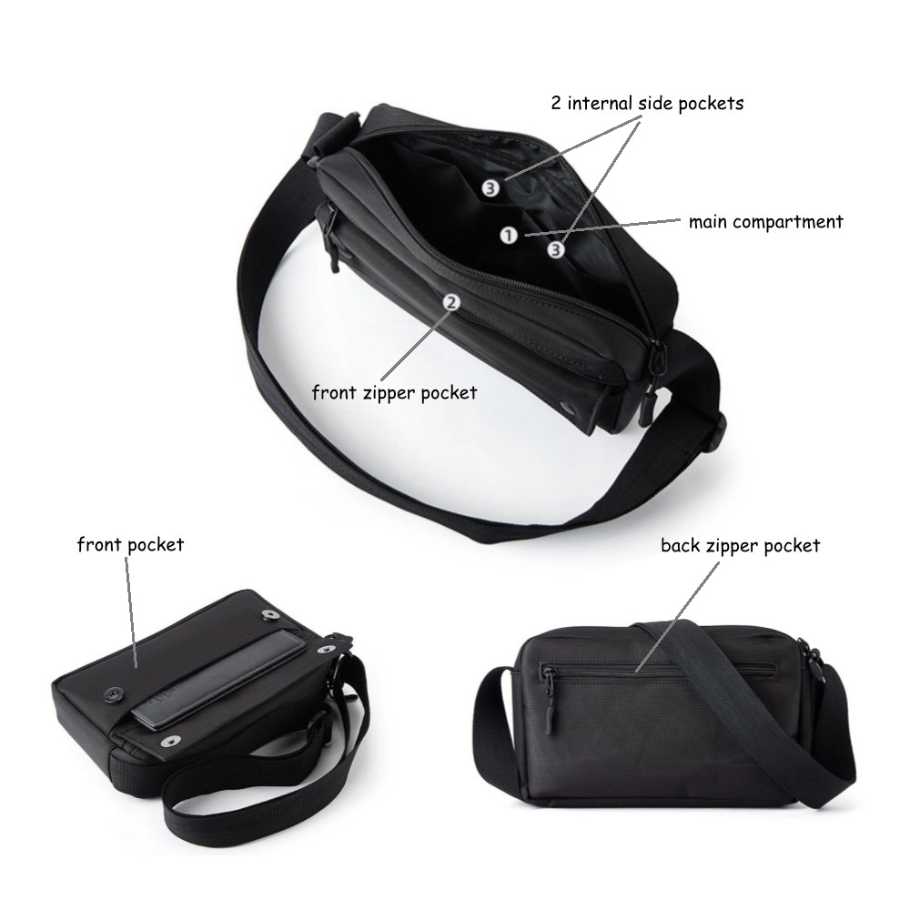 Unisex Small Messenger Bag 4
