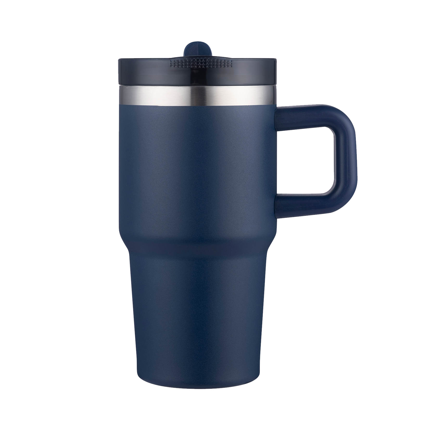 20oz. Insulated Travel Mug with Straw Lid & Handle 2