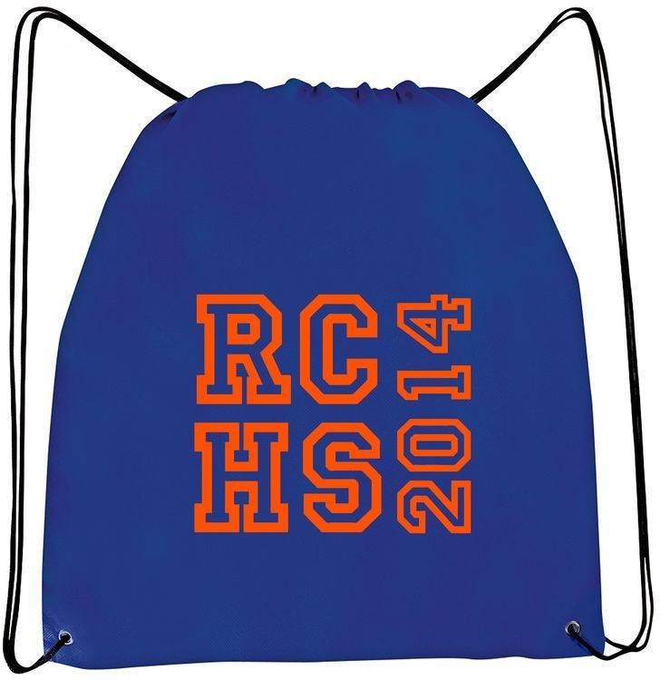 Water Repellant Drawstring Backpack - 16"x18"