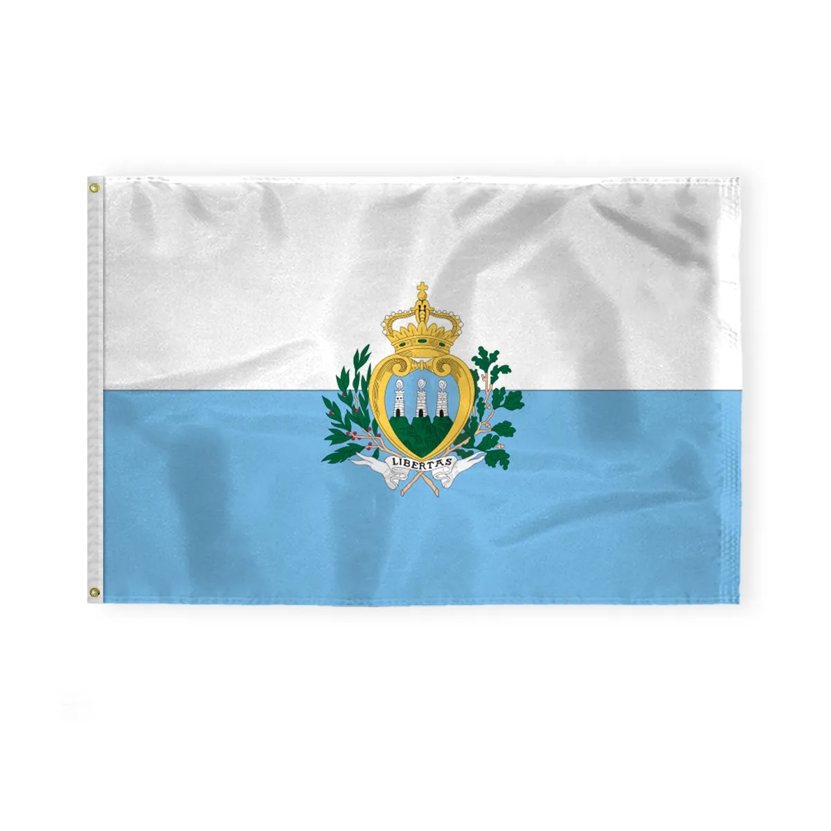 World Flag - San Marino With Seal 10