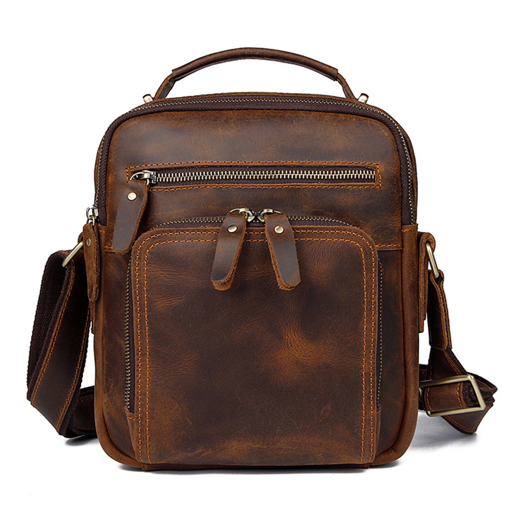 Leather Wearable Cross-body Bag 8