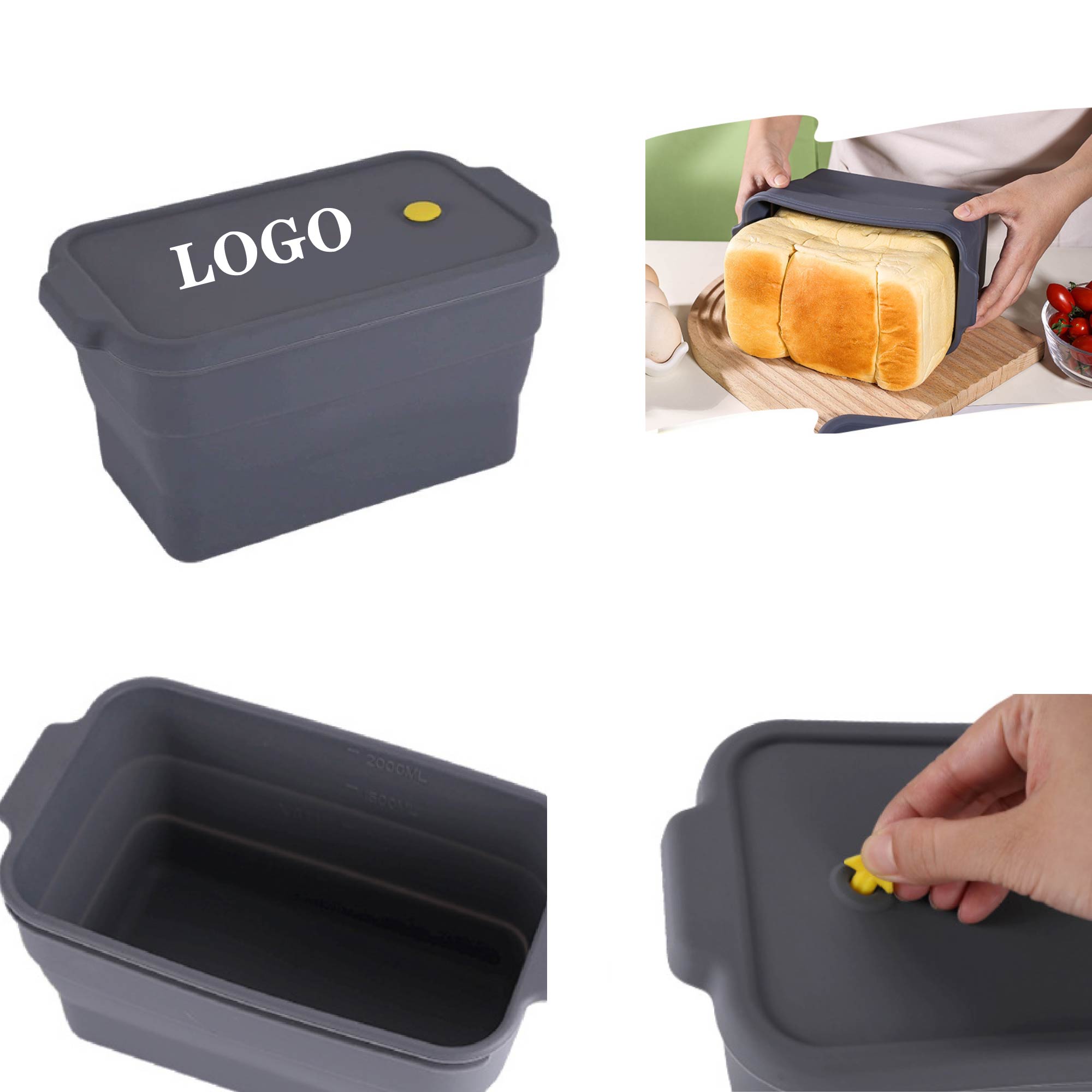MOQ 5 pcs Silicone Cake Baking Tray 2