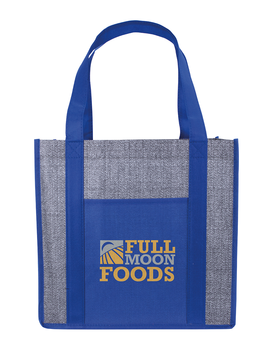 Good Value™ Laminated Heathered Non-Woven Grocery Tote 2