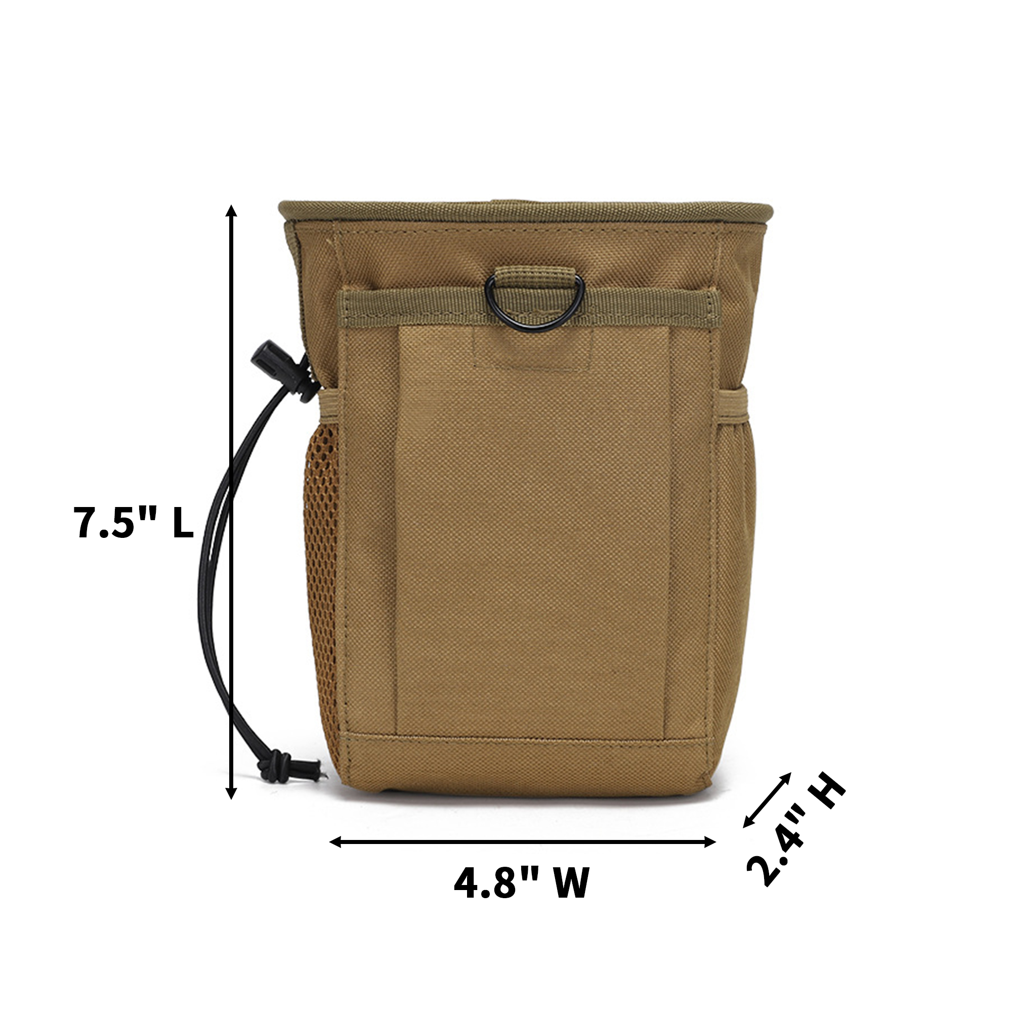 Fold Design Gear Pouch 7.5" x 4.8" x 2.4" 10