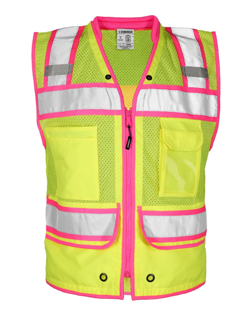 Men's Color Contrast High Performance Surveyors Vest - S5042-5046 14