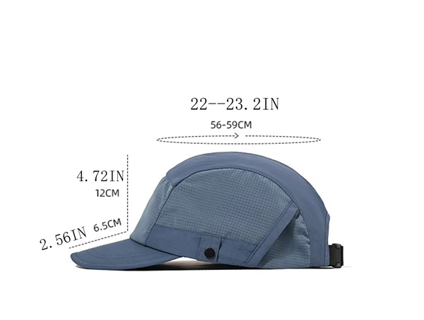Fast Dry Baseball sport Cap with Sun Glasses holder 3