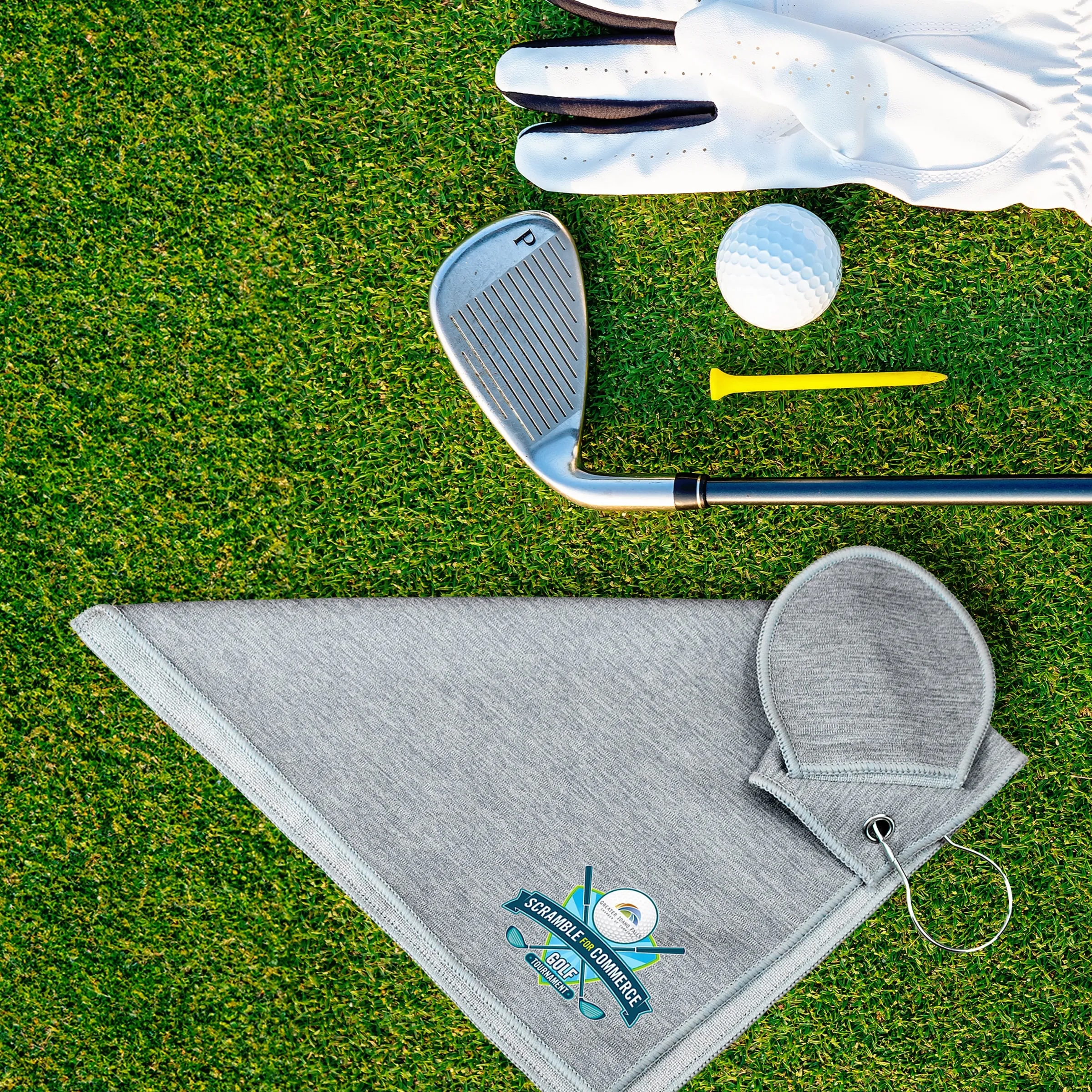 RPET Heather Golf Towel 15